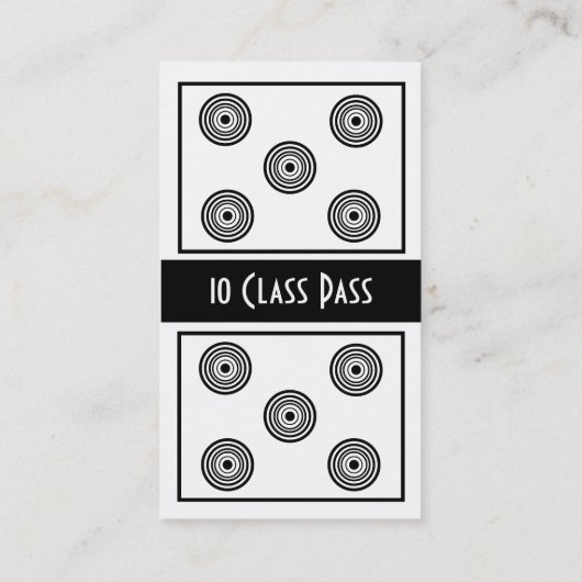 Klassendurchlaufkarte der treuekarte (Rückseite)