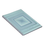 Klassengeometrische Quadrate Notizblock (Rechte Seite)