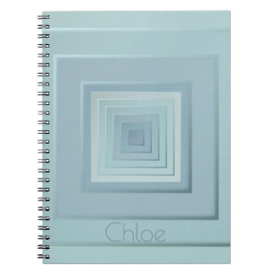 Klassengeometrische Quadrate Notizblock