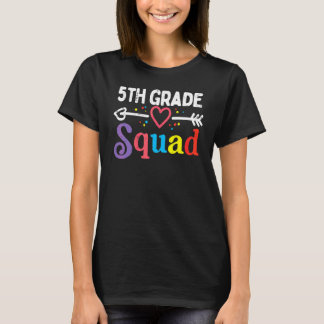 Klassenkameraden 5. Klasse am ersten Schultag Lehr T-Shirt