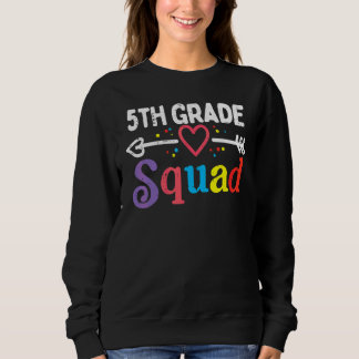 Klassenkameraden der 5. Klasse am ersten Schultag  Sweatshirt