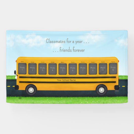 Klassenkameraden für ein Jahr Für ein individuelle Banner (Horizontal)