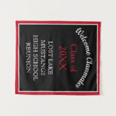 Klassenkameraden! Ihr Wiedersehen-Begrüßungsband Wandteppich (Vorderseite (Horizontal))