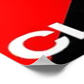 Klassenkampf-Anarchie 1 Plakat (Ecke)