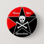 Klassenkampf-Anarchismus Button (Vorderseite)