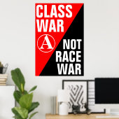 Klassenkampf nicht gegen Krieg Poster (Heimbüro)