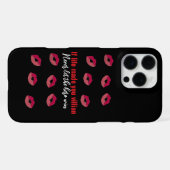 Klassenkmädchen iPhone Hülle (Rückseite (Horizontal))