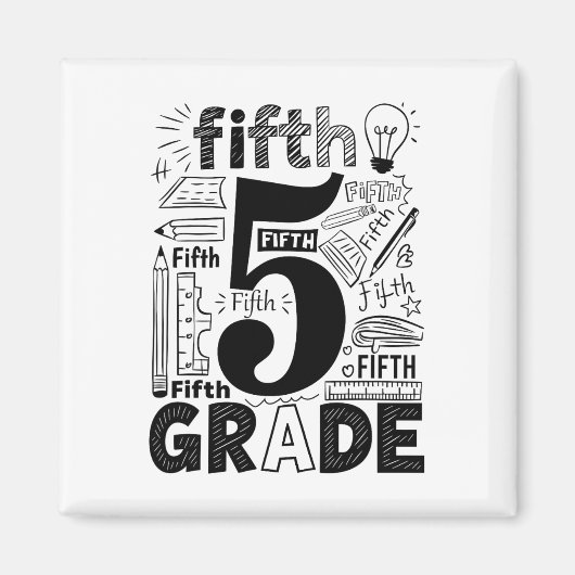 Klassenlehrer der 5. Klasse Typografie-Team Fünfte Magnet (Vorne)