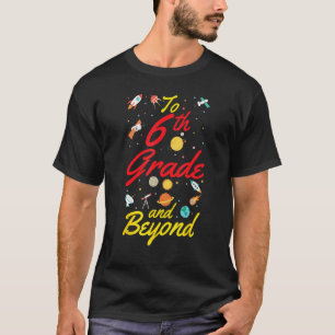Klassenlehrer der 6. Klasse Weltraum Schüler Zurüc T-Shirt