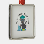 Klassenlehrer gleich ornament aus metall (Rechts)