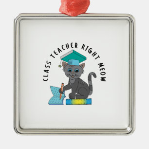 Klassenlehrer gleich ornament aus metall