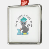 Klassenlehrer gleich ornament aus metall (Links)