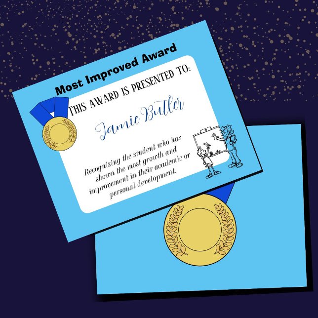 Klassenlehrer, Klassenlehrer (Most Improved Certificate)