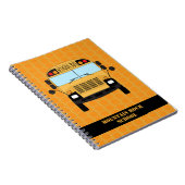 Klassenlehrer und Gelbe Schulbusfahrer Notizblock (Rechte Seite)