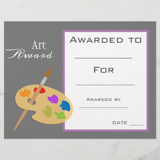 Klassenmalerei und Pinsel (Vorderseite)