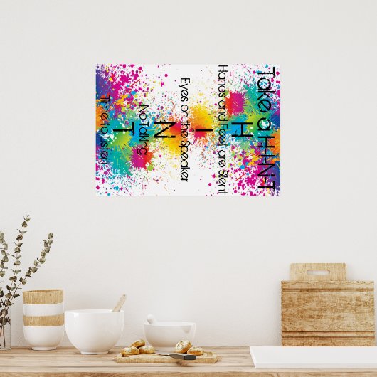 Klassenmanagement Poster (Küche)