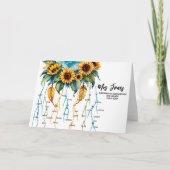 Klassennamen Lehrer fügen Fingerabdrücke hinzu Karte (Vorderseite)