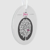 Klassennamen Lehrer Regenbogen danke Ihnen Vogelba Ornament (Vorderseite)