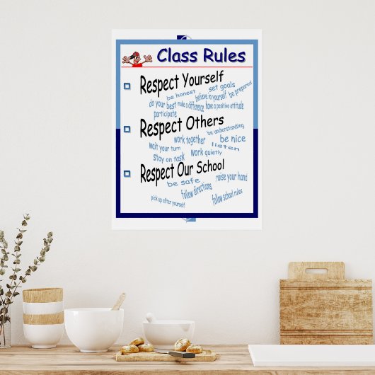 Klassenordnung Poster (Küche)