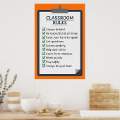 Klassenordnung Poster (Küche)