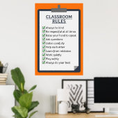 Klassenordnung Poster (Heimbüro)