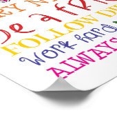 Klassenordnung Poster (Ecke)