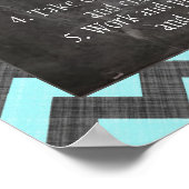 Klassenordnung Poster (Ecke)