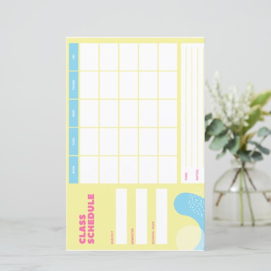 Klassenplan (Stehend Vorderseite)