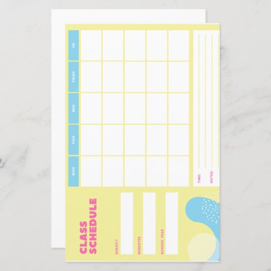 Klassenplan (Vorne/Hinten)