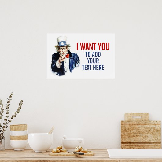 Klassenposter: Fügen Sie Ihren Text hier hinzu Poster (Küche)