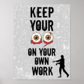 Klassenposter Mittelschullehrer Cheat Poster (Vorne)