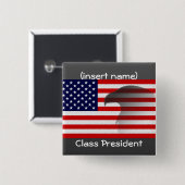 Klassenpräsident Button (Vorne & Hinten)