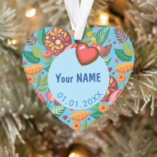 Klassenraum Valentinstag Donut-Blume Personalisier Ornament