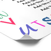 Klassenregeln durch den SRF Poster (Ecke)