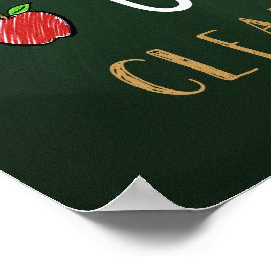 Klassenreglerposter Poster (Ecke)