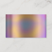 Klassenreiniger Service Magaid Gold Silver Hologra Visitenkarte (Rückseite)