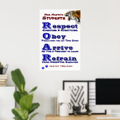 Klassenrichtlinien/Regeln Poster (Heimbüro)