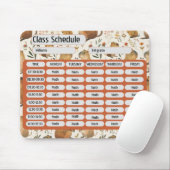 Klassenschema für Wasserfarben Capybara Muster 202 Mousepad (Mit Mouse)