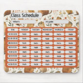 Klassenschema für Wasserfarben Capybara Muster 202 Mousepad (Vorne)