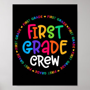 Klassenstufe 1 Crew Zurück zur Schule Matching für Poster
