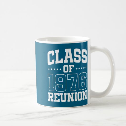 Klassentreffen 1976 Hemd 50 Alumni Kaffeetasse (Rechts)