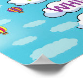 Klassenübersicht in Heißluftballons Poster (Ecke)
