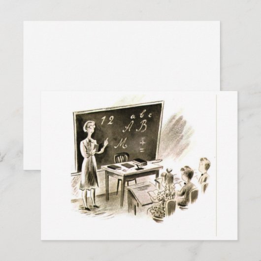 Klassenübersicht Postkarte (Vorne/Hinten)