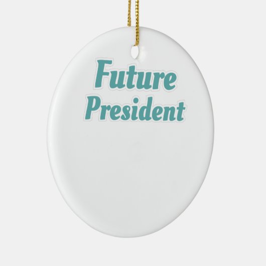 Klassenvorsitzender Geschenk des zukünftigen Präsi Keramik Ornament (Rechts)