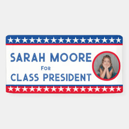 Klassenwahl" Schule für Blaues und Rotes FOTO Banner