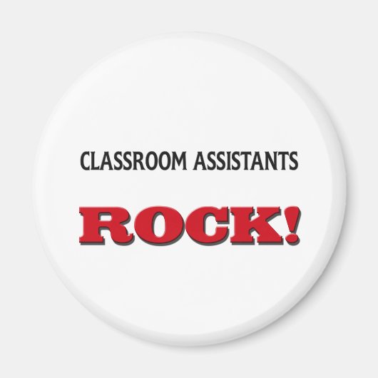 Klassenzimmer Assistenzkraft Rock Magnet (Vorne)