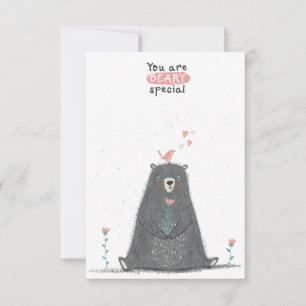 Klassenzimmer Beary Special Valentinstag Mitteilungskarte