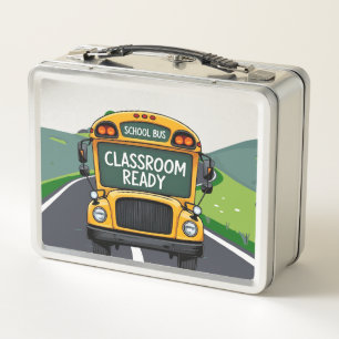 Klassenzimmer bereit - Geschenk zur Lehrererkennun Metall Brotdose