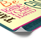 Klassenzimmer für Lehrer - Regel Name hinzufügen Poster (Ecke)