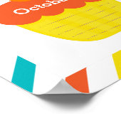 Klassenzimmer Geburtstagskartenplakat Poster (Ecke)